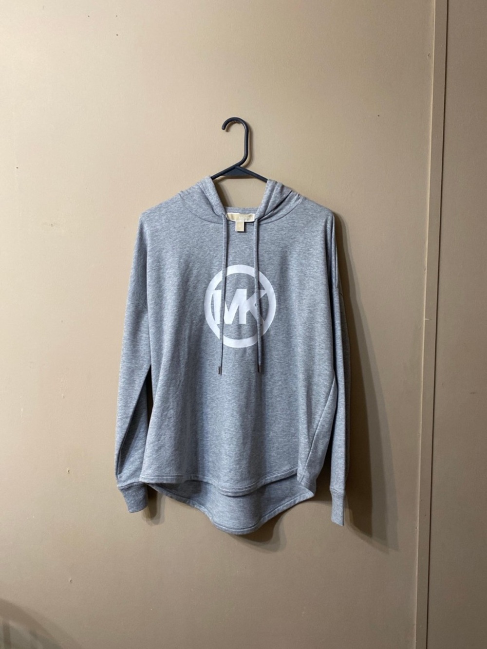 Michael Kors Light Gray Crewneck Hoodie with Logo